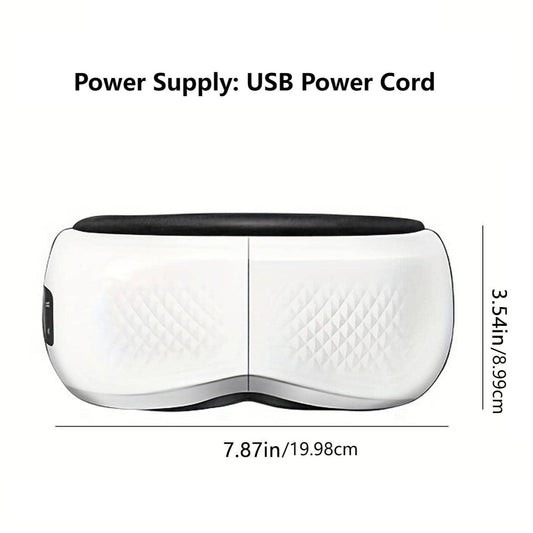 HYÜ Smart Eye Massager with Heat & Bluetooth Music