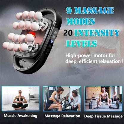 16-Head Massage Gun for Ultimate Muscle Relief and Recovery