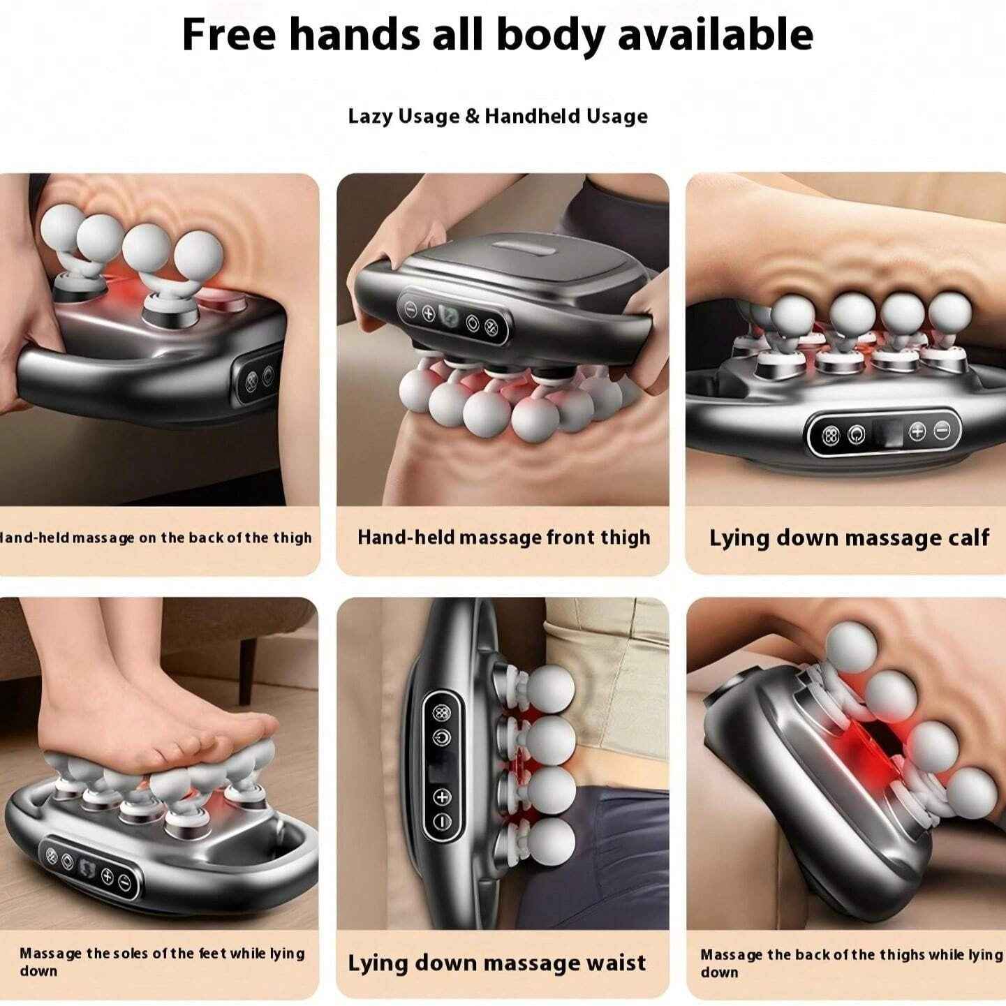 16-Head Massage Gun for Ultimate Muscle Relief and Recovery