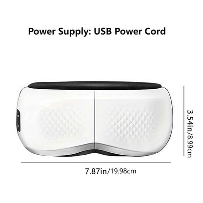 HYÜ Smart Eye Massager with Heat & Bluetooth Music