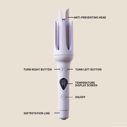 32mm 2-in-1 Curling Iron for Perfect Curls and Waves