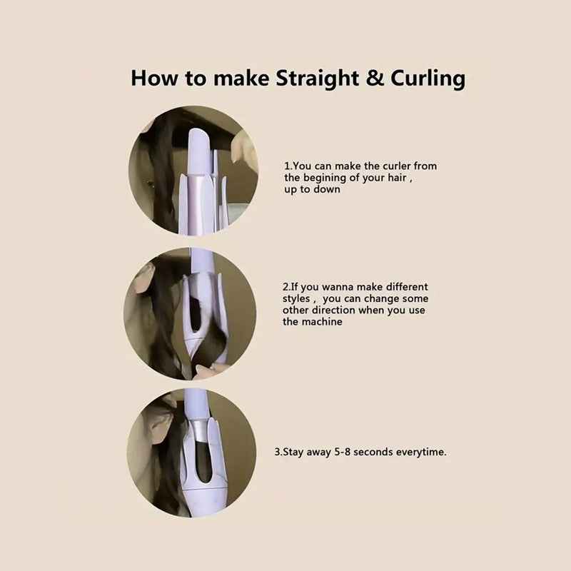 32mm 2-in-1 Curling Iron for Perfect Curls and Waves